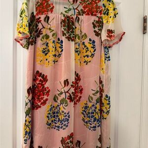 Maeve Multicolor Floral Dress in Pink